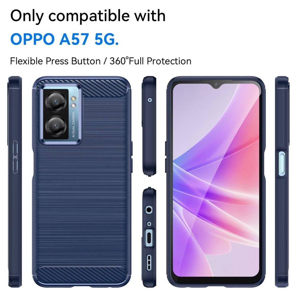Szénálló zselés tok a Realme Narzo 50 készülékhez - kék