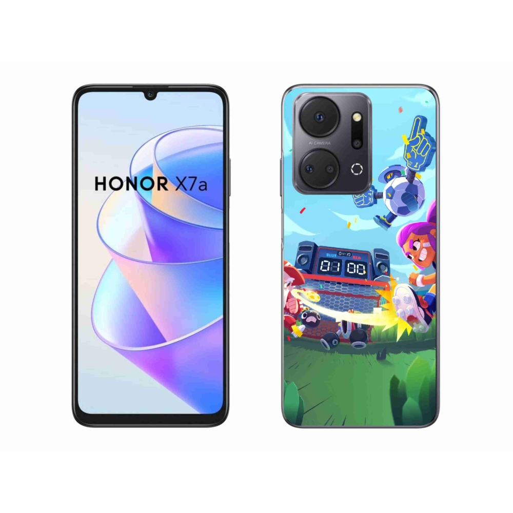 Zselés borítás mmCase a Honor X7a számára - brawl stars 1