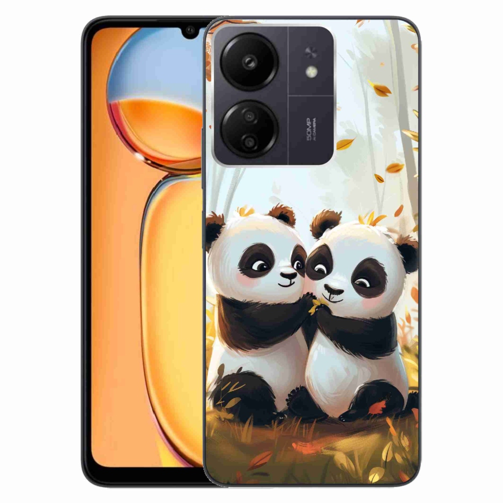 Gél borítás mmCase a Xiaomi Poco C65/Redmi 13C készülékhez - pandák