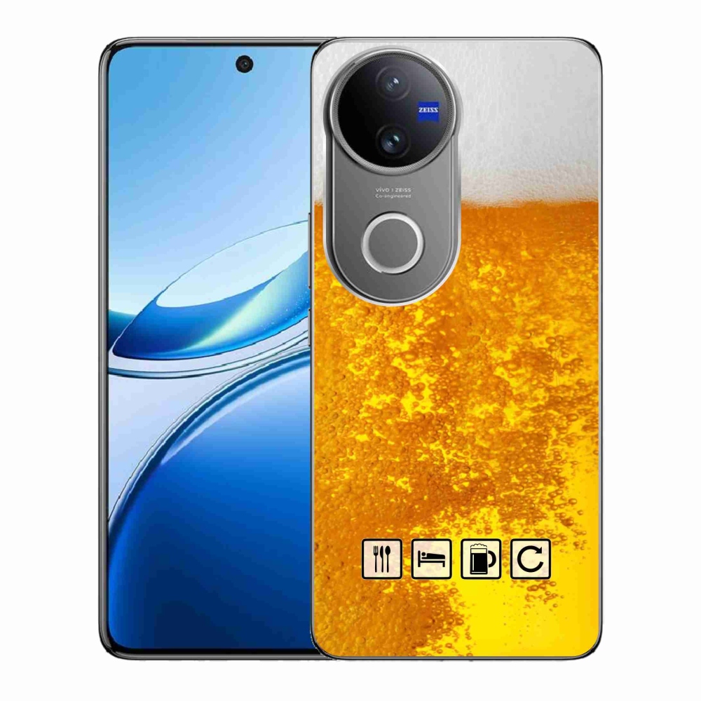 Zselés borítás mmCase a Vivo V50 5G készülékhez - sör motívum 3