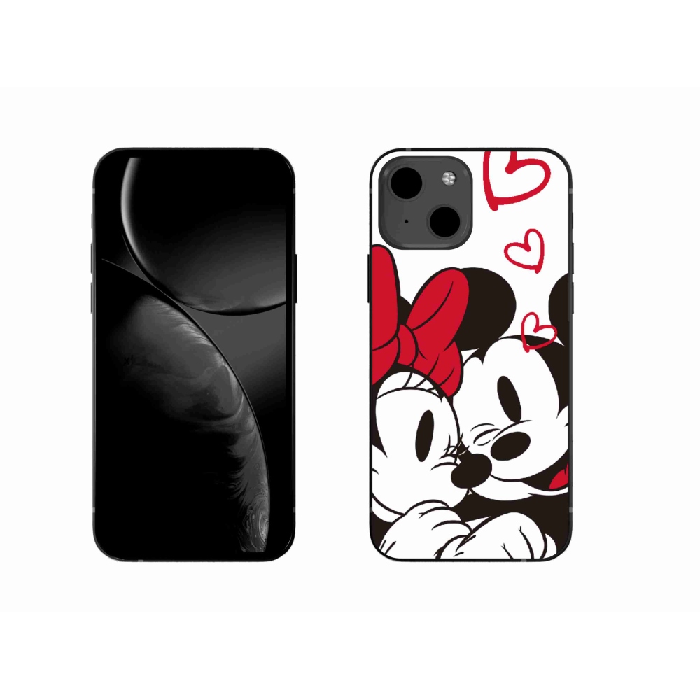 Zselés borítás mmCase iPhone 13 6.1 készülékhez - minnie és mickey
