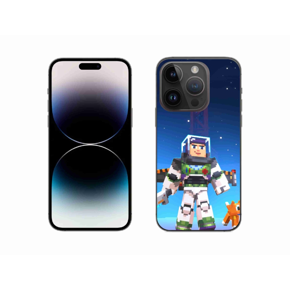 Zselés borítás mmCase iPhone 14 Pro 6.1 készülékhez - minecraft 2