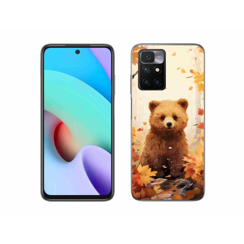 Zselés borítás mmCase a Xiaomi Redmi 10/Redmi 10 (2022) - medve az erdőben