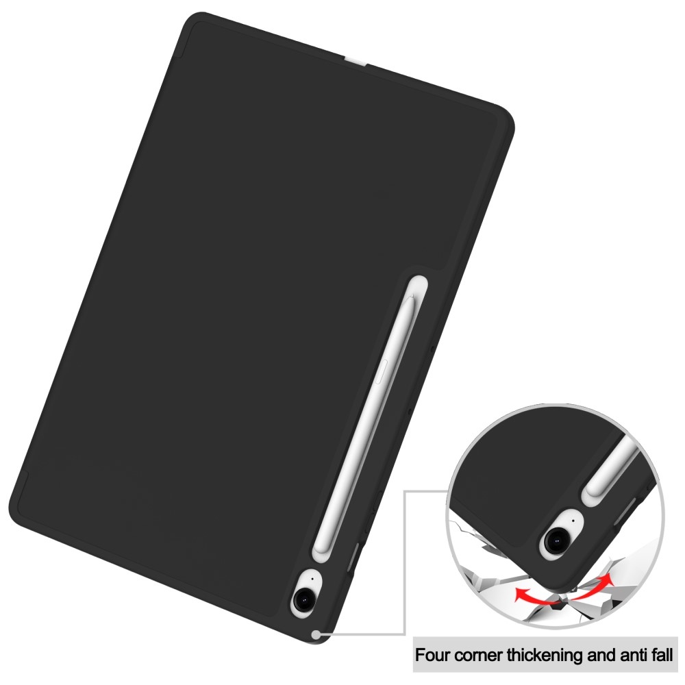 Cases okos záró tok Samsung Galaxy Tab S10 FE+ - fekete