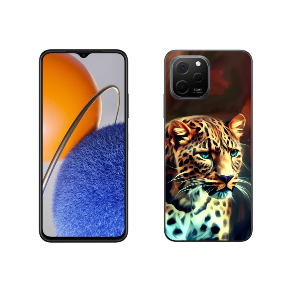 Gél borítás mmCase a Huawei Nova Y61 készülékhez - leopárd