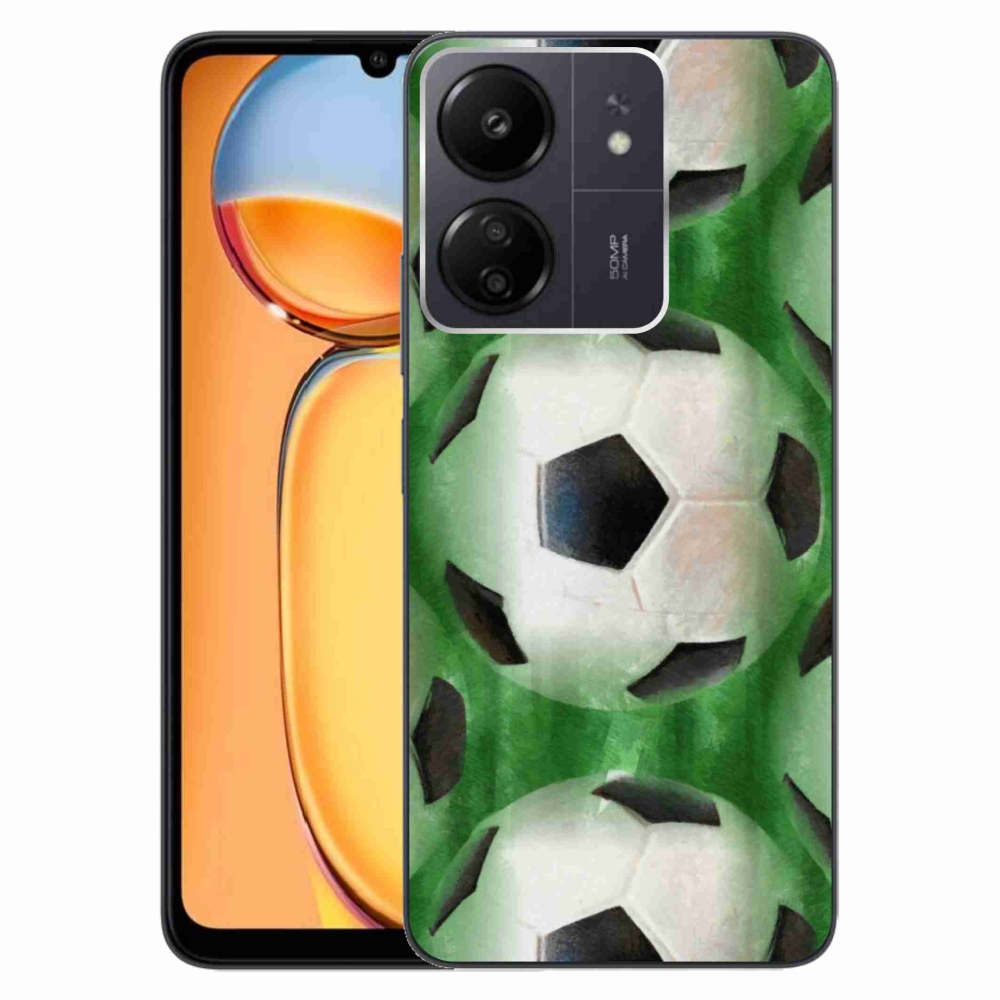 Gél borítás mmCase a Xiaomi Poco C65/Redmi 13C-hez - focilabda