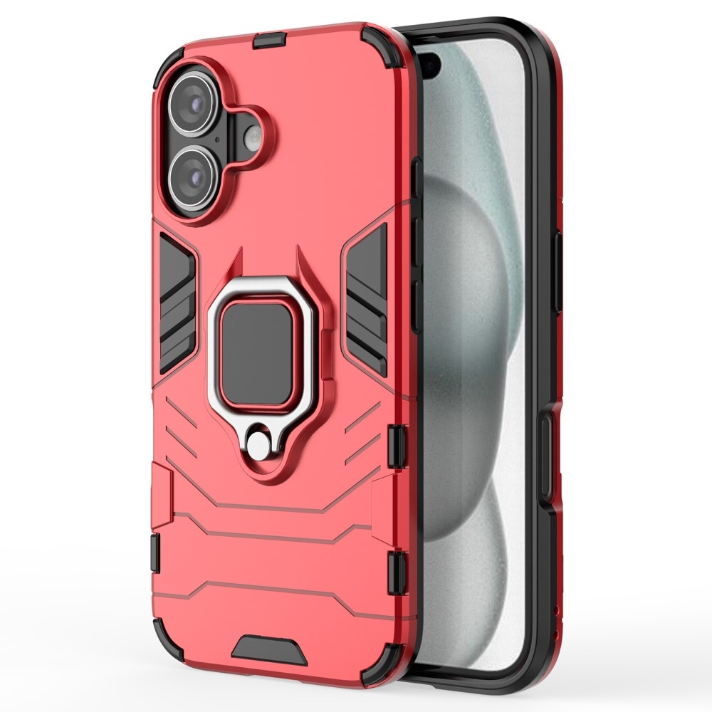 Guardy tartós borító iPhone 16 készülékhez - piros