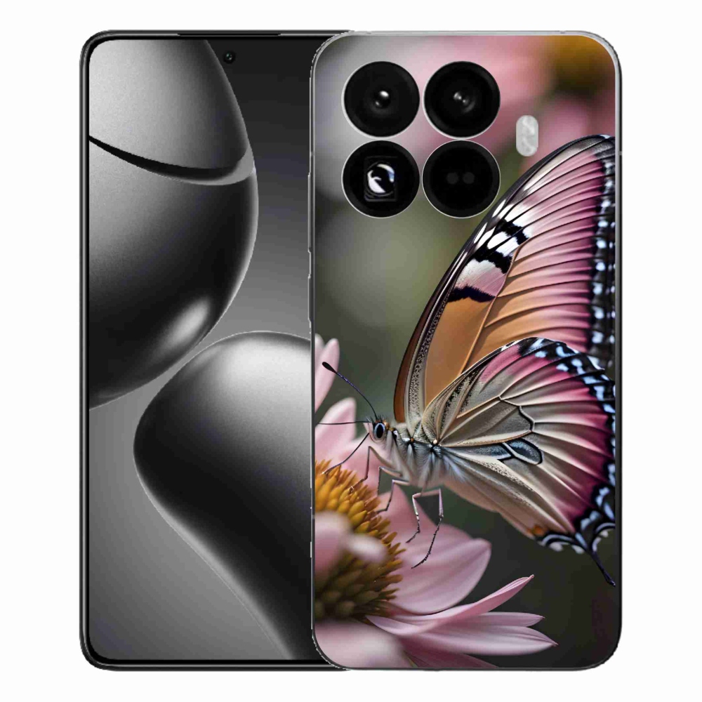 Gél borítás mmCase a Xiaomi 15T Pro számára - színes pillangó