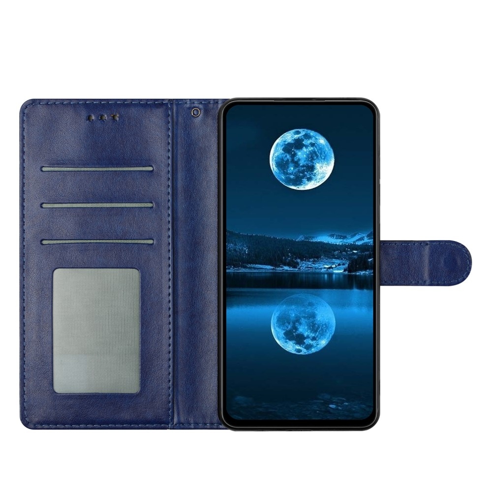 Vérrögök könyv tok Samsung Galaxy S25 Ultra készülékhez - kék