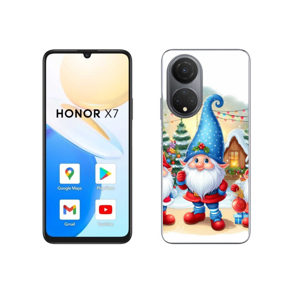 Gél borítás mmCase a Honor X7-hez - Karácsonyi manók