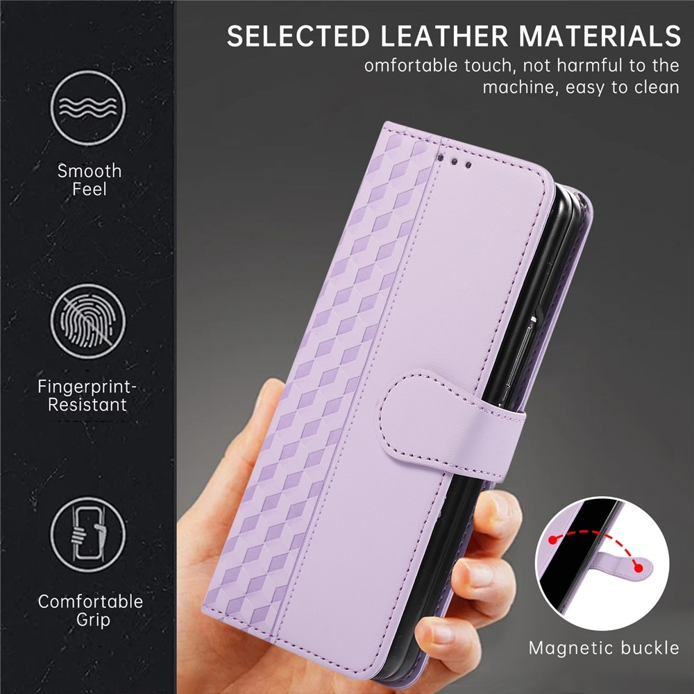 Gridy könyvtáska Samsung Galaxy Z Fold7 5G - lila