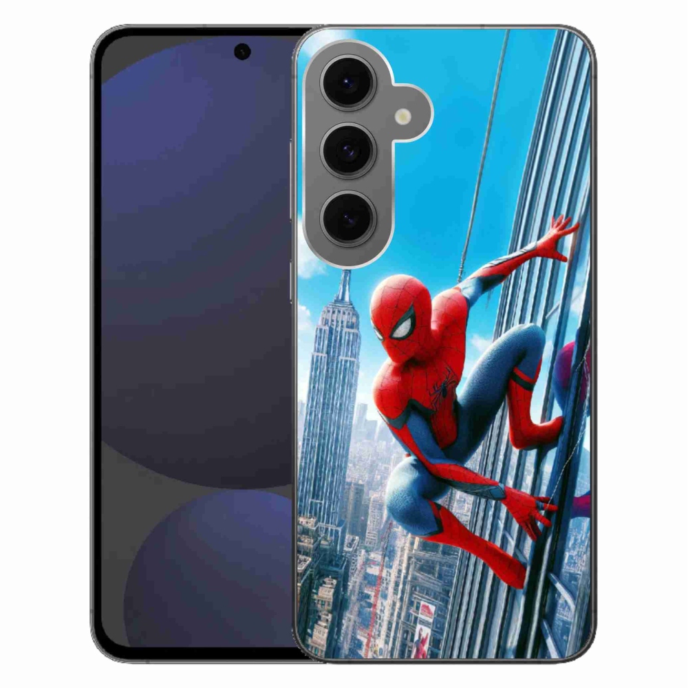 Zselés borítás mmCase Samsung Galaxy S24 FE - pókemberhez