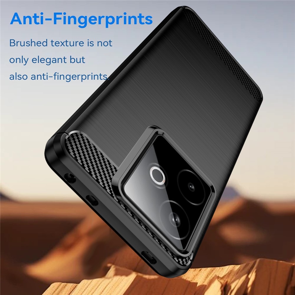 Szénálló zselés tok a Realme GT 7 5G/GT 7T 5G készülékhez - fekete