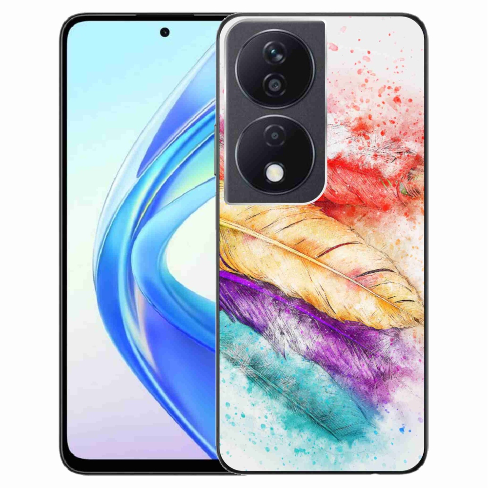 Zselés borítás mmCase a Honor X7b/Honor 90 Smart készülékhez - színes toll