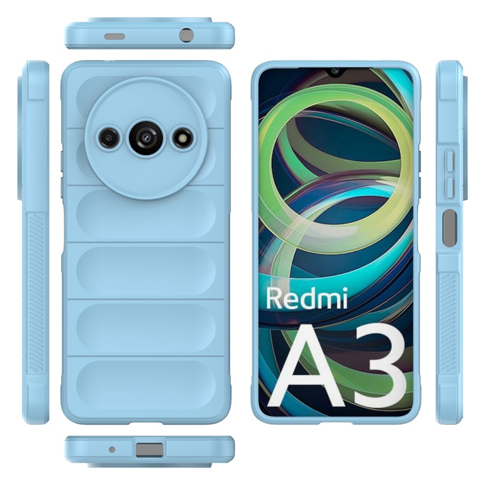 Rugg tartós zselés tok Xiaomi Redmi A3-hoz - világoskék színű