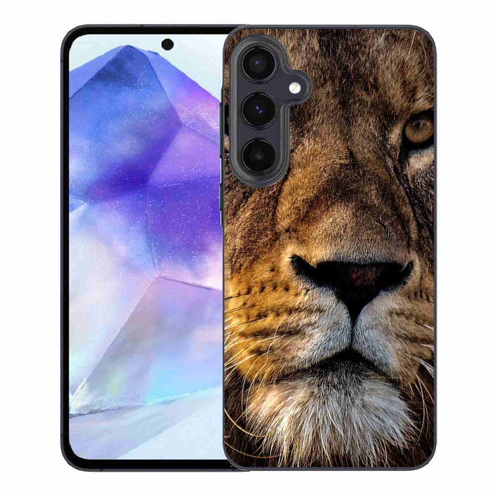 Gél tok mmCase a Samsung Galaxy A55 5G készülékhez - oroszlán