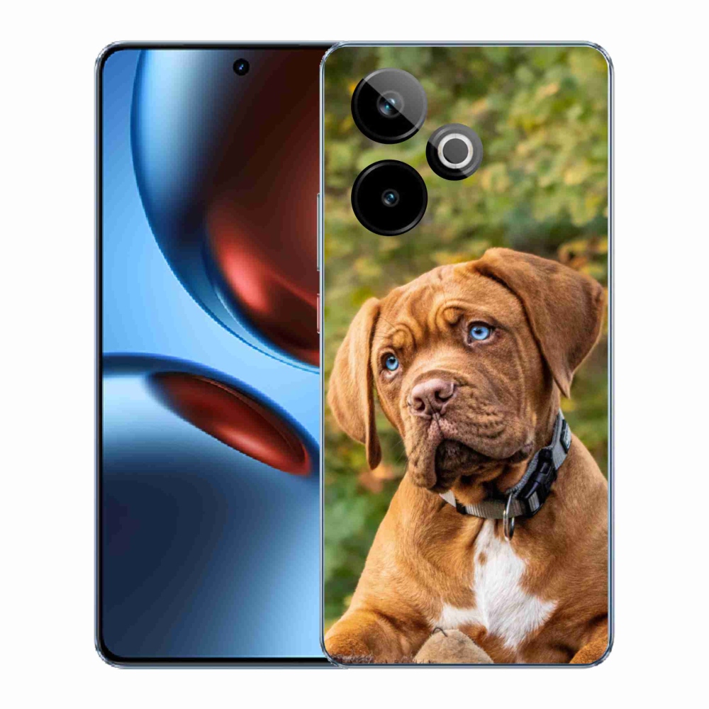 Rugalmas zselés tok mmCase képpel a Realme GT 7 5G/GT 7T 5G számára - kölyökkutyakölyök