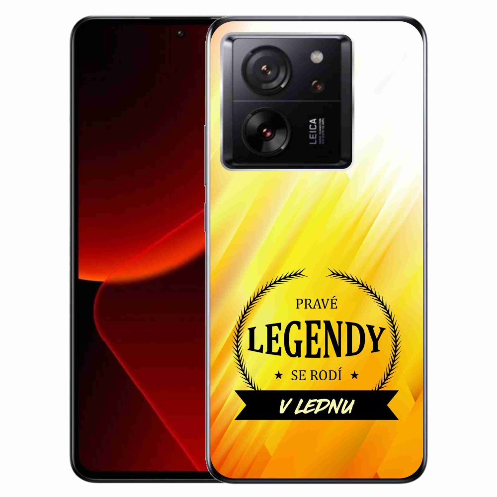 Gél borítás mmCase a Xiaomi 13T/13T Pro - Legendák januárban sárga háttérrel