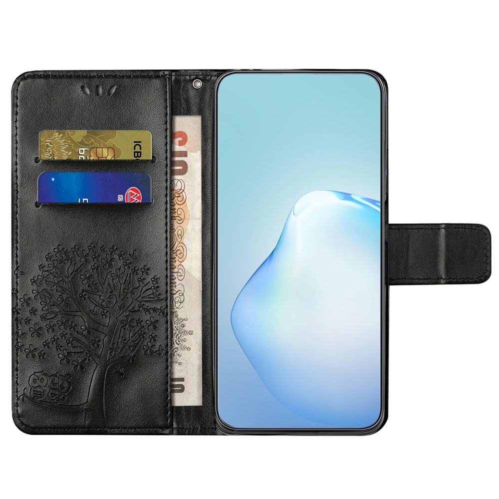 Fa könyv tok Samsung Galaxy A15 4G/5G készülékhez - fekete