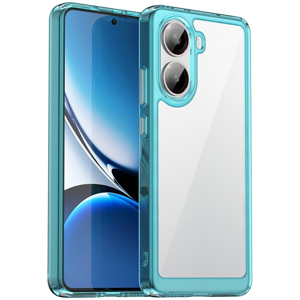 Gél tok rögzített hátlappal Xiaomi Poco X7 Pro 5G - világoskék