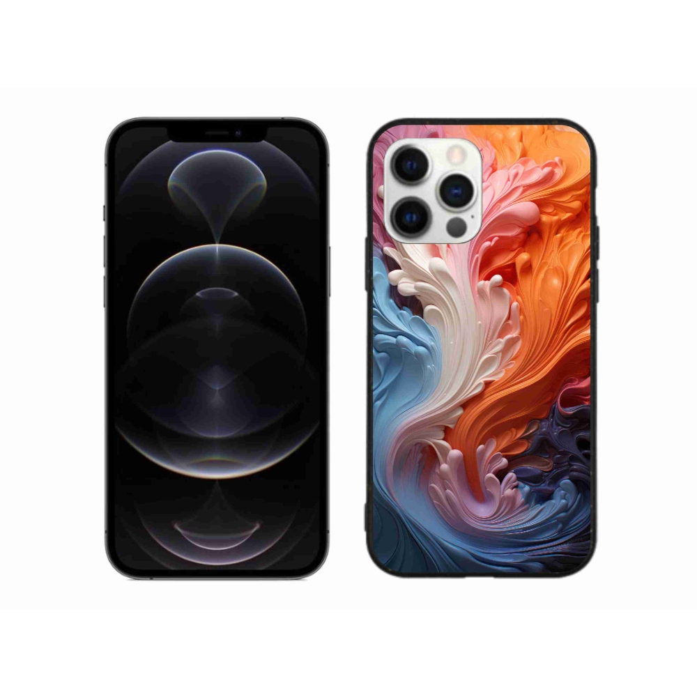Zselés borítás mmCase iPhone 12 Pro Max készülékhez - absztrakt motívum 8