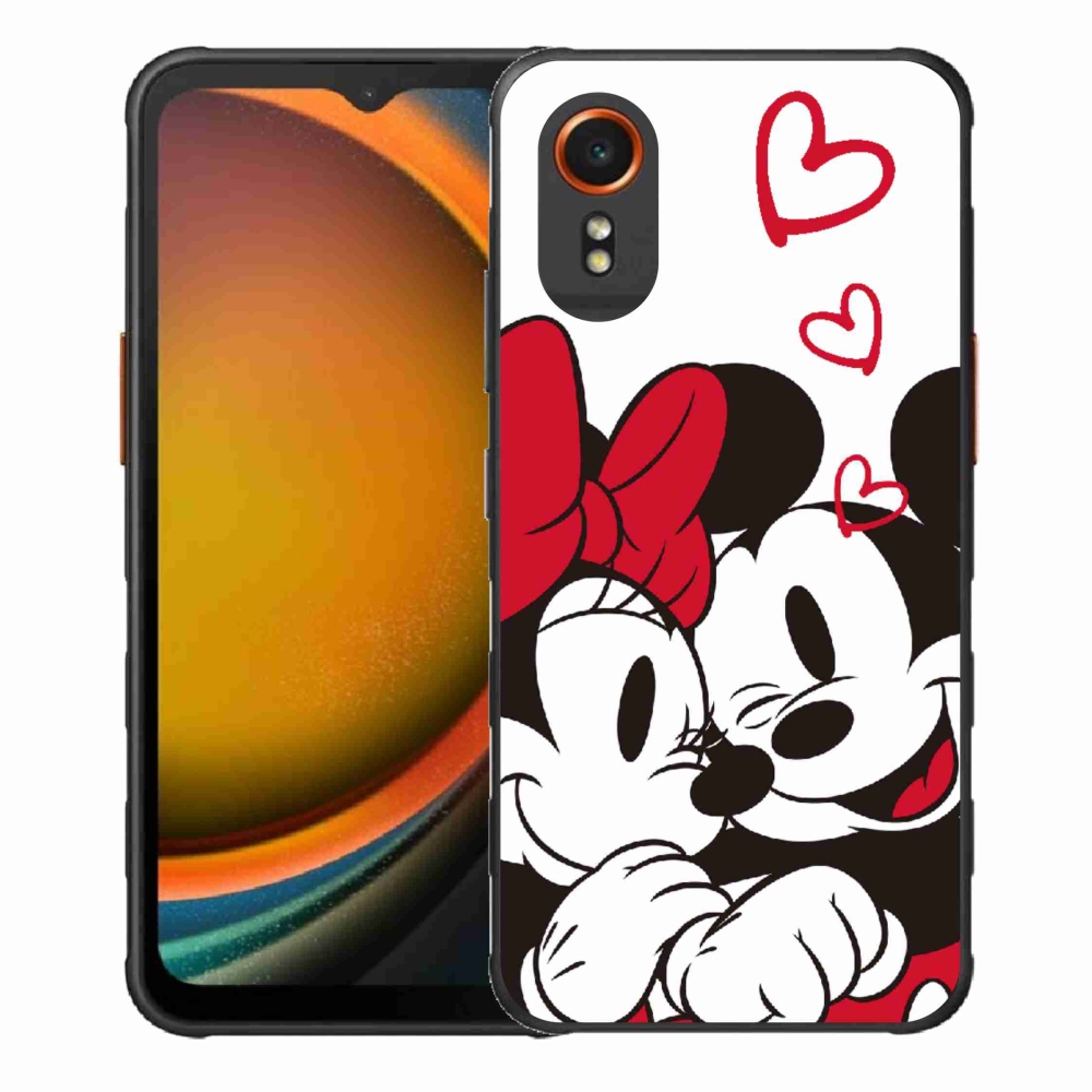 Gél borítás mmCase Samsung Galaxy Xcover 7 készülékhez - minnie és mickey