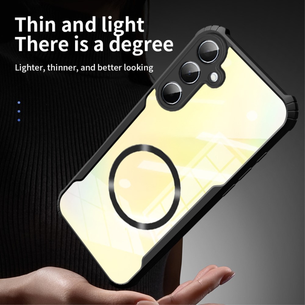 Tartós védőburkolat MagSafe támogatással Samsung Galaxy A56 5G készülékhez - fekete