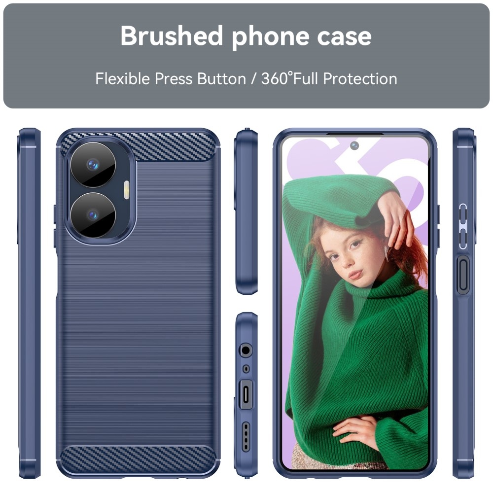 Szénálló zselés tok a Realme C55 készülékhez - kék