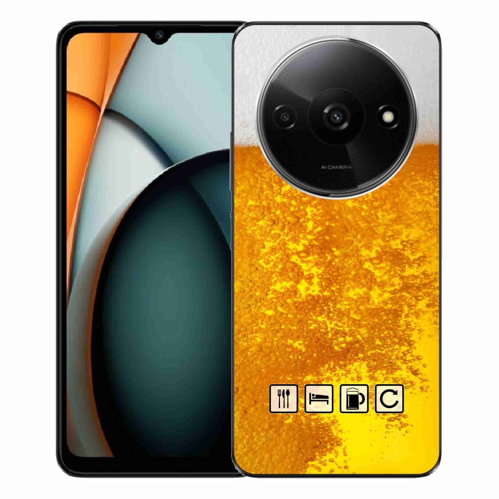 Gél borítás mmCase a Xiaomi Redmi A3-hoz - sör motívum 3