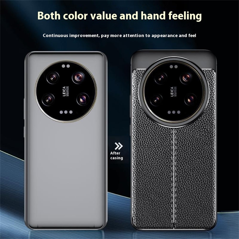 Litchi tartós zselés tok Xiaomi 15 Ultra - fekete