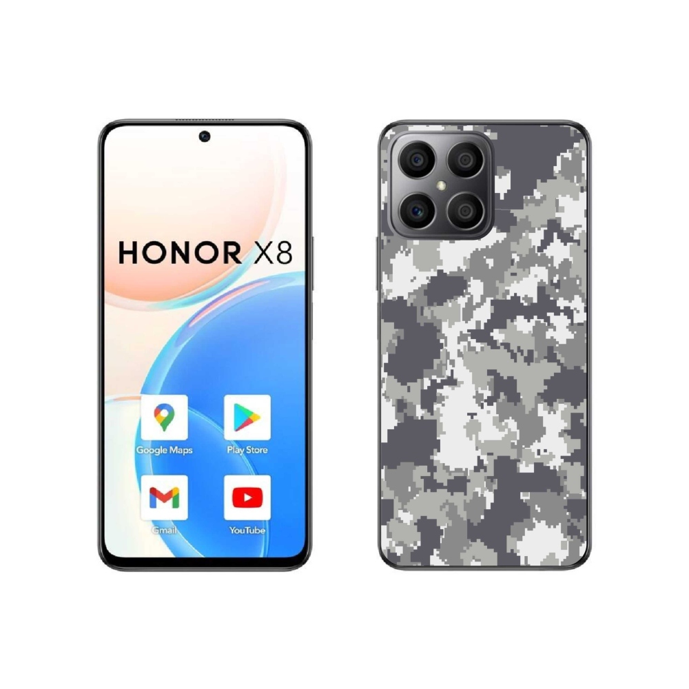 Zselés borítás mmCase a Honor X8 4G-hez - álcázó minta 2