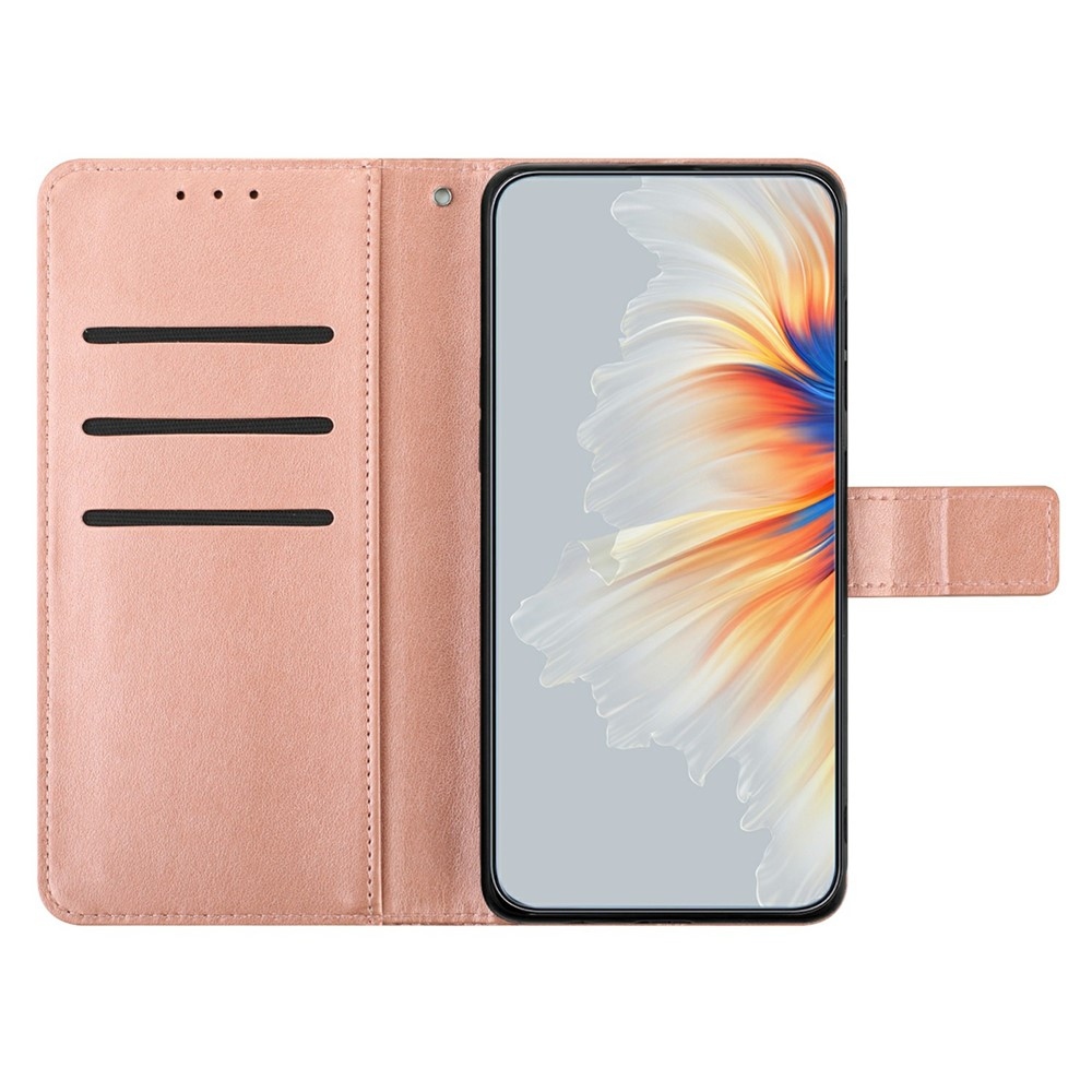 Mandala könyv tok Xiaomi 15T Pro-hoz - rózsaarany