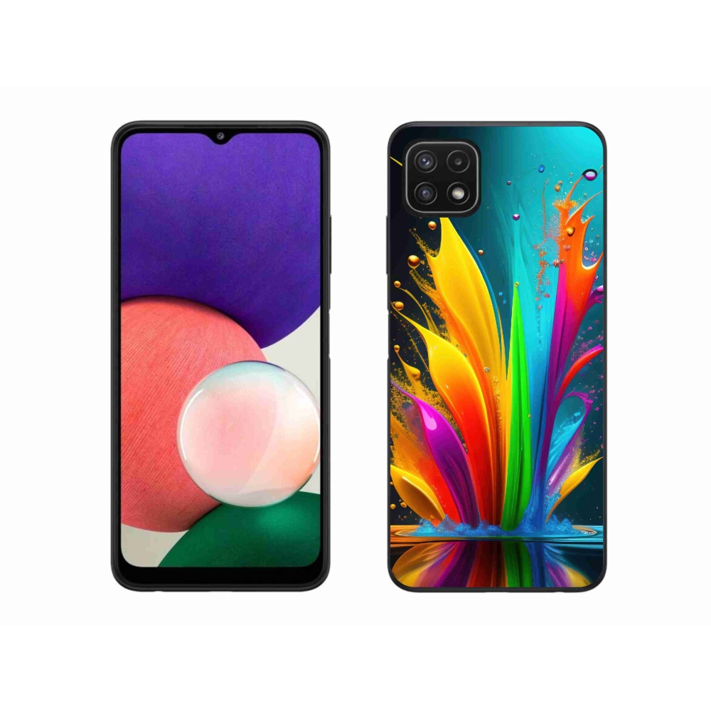 Gél borítás mmCase Samsung Galaxy A22 5G - absztrakt motívum 1