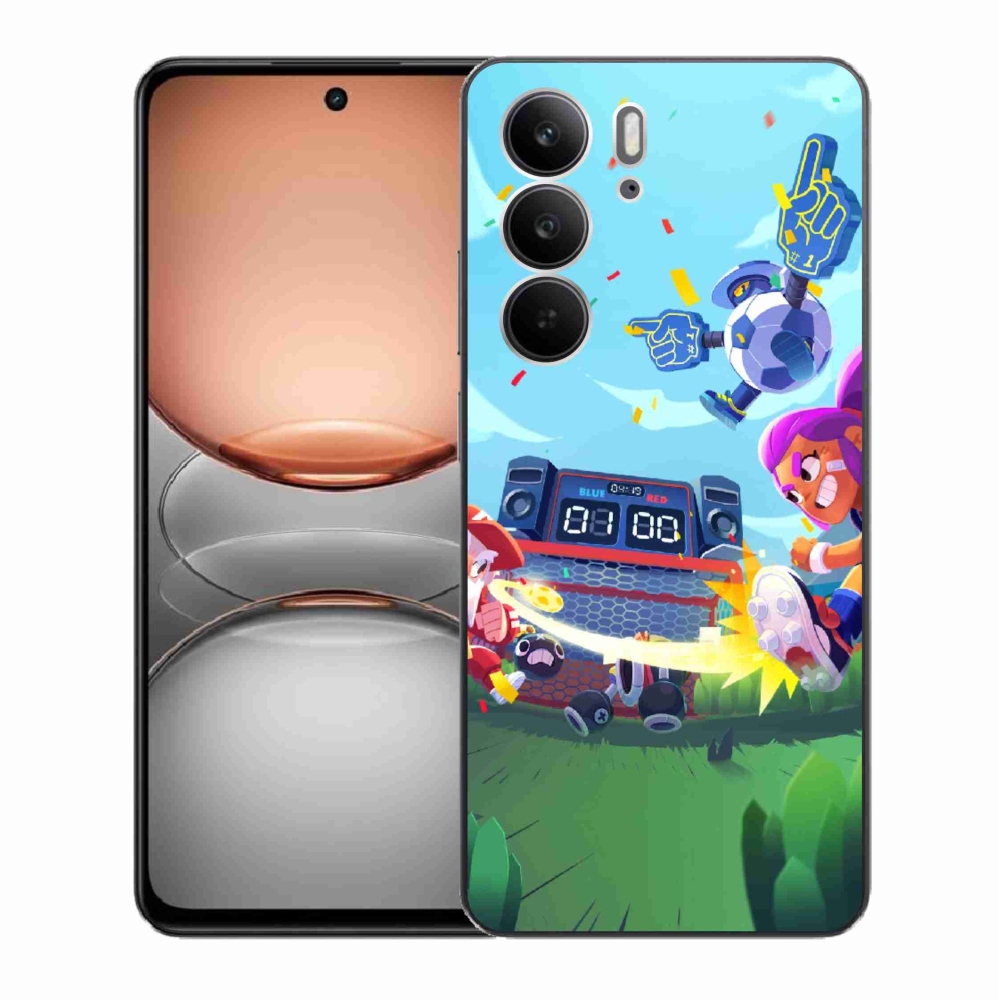 Gél borítás mmCase a Realme C75 készülékhez - verekedős csillagok 1