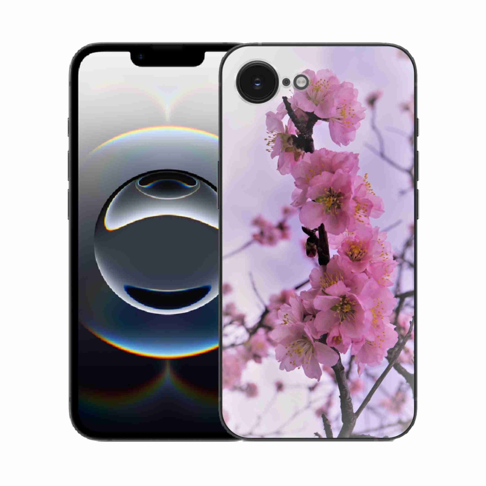 Gél borítás mmCase iPhone 16e készülékhez - virágok 7