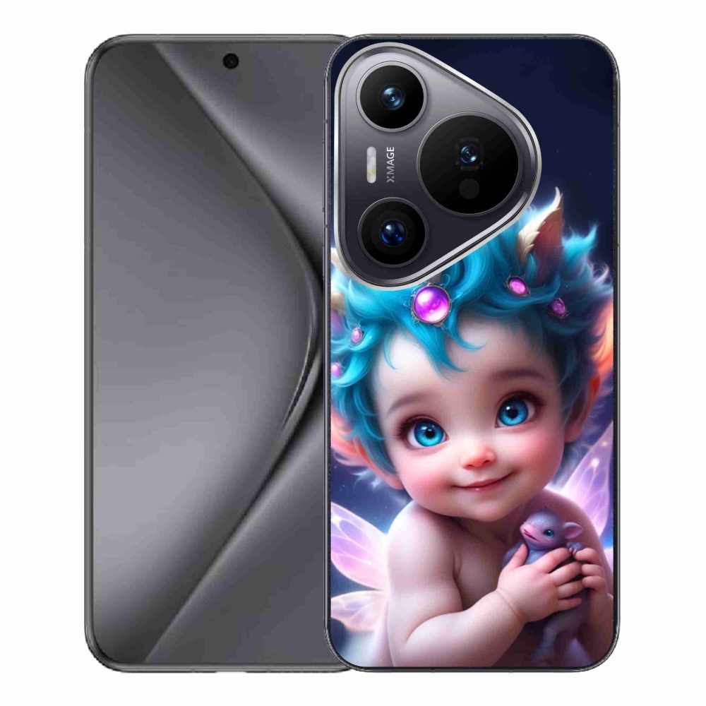 Gél borítás mmCase a Huawei Pura 70 Pro-n - baba pillangószárnyakkal
