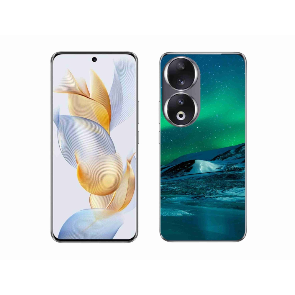 Zselés borító mmCase a Honor 90 készülékhez - aurora borealis