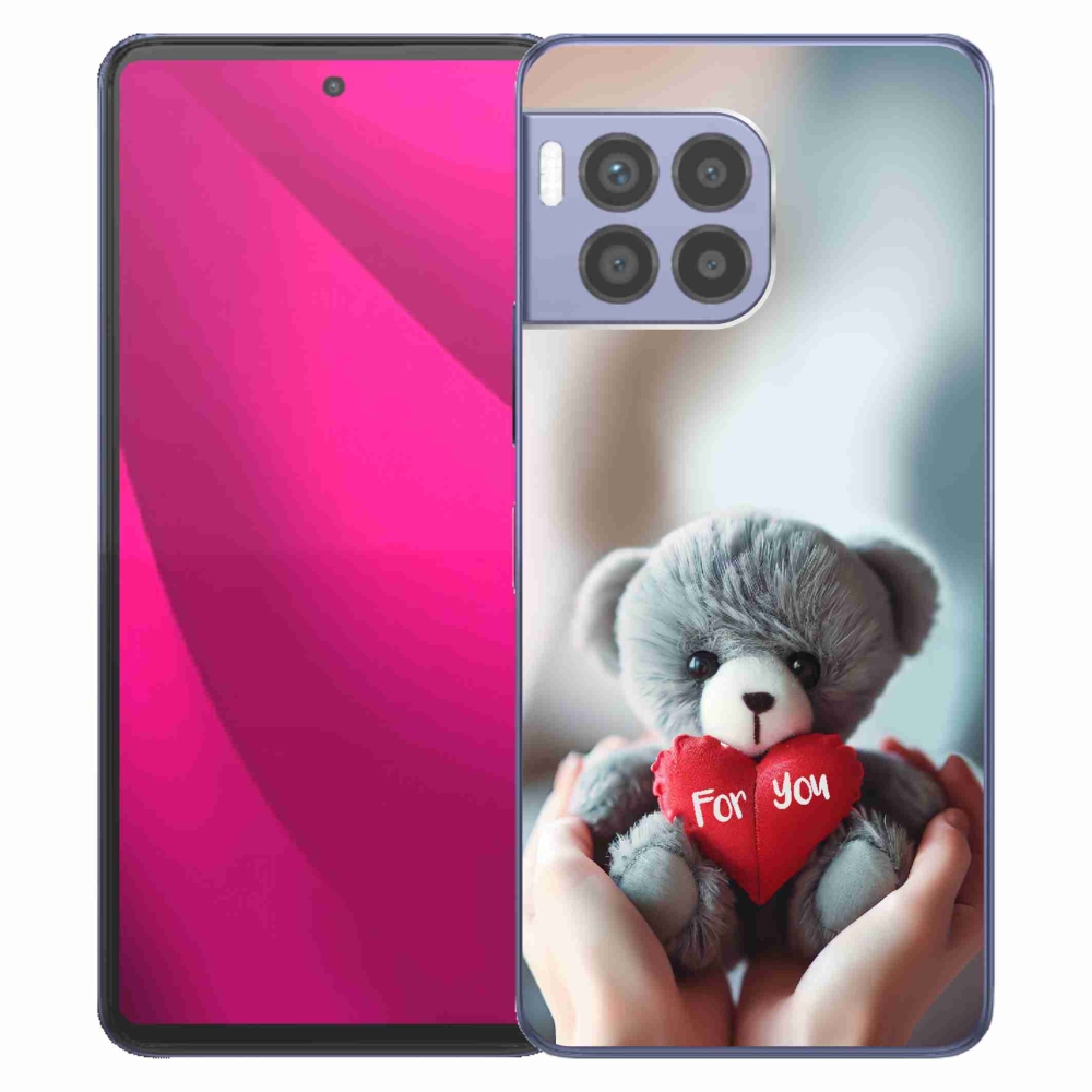 Zselés borítás mmCase a T-Mobile T Phone 2 Pro készülékhez - mackó a szerelmesek számára
