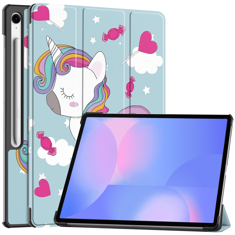 Patte intelligens záró tok Samsung Galaxy Tab S10 FE+ készülékhez - egyszarvú