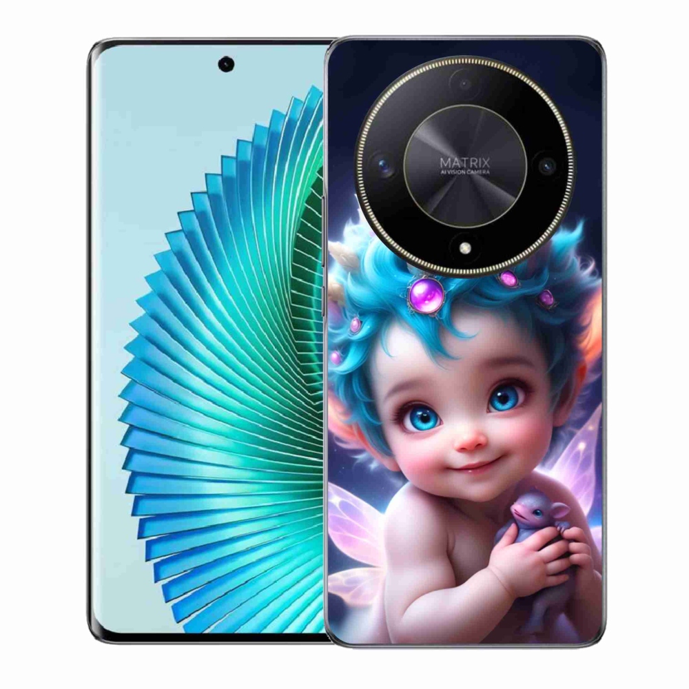 Gél borítás mmCase a Honor Magic 6 Lite 5G számára - baba pillangószárnyakkal