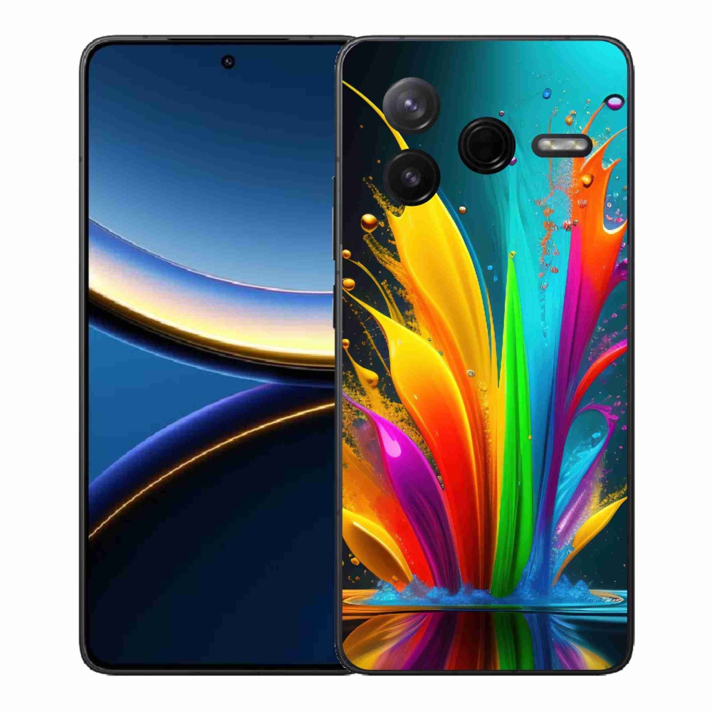 Gél borítás mmCase a Xiaomi Poco F7 Pro számára - absztrakt motívum 1