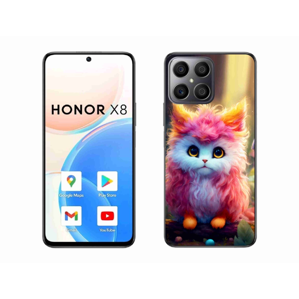 Gél borító mmCase a Honor X8-hoz - aranyos cica 5