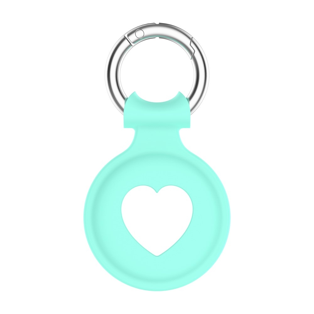Love szilikon tok az Apple AirTaghez - teal színű