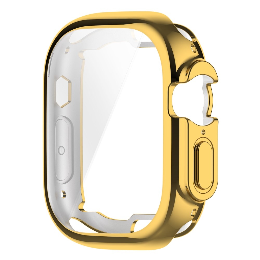 Puha, felpattintható zselés védőtok Apple Watch Ultra/Ultra 2 49 mm-es órához - arany színű