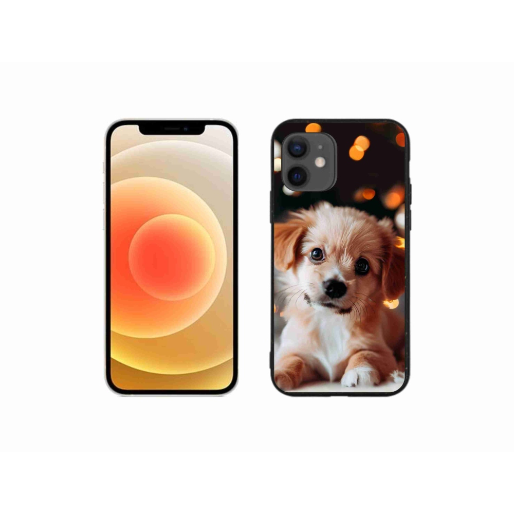 Zselés borítás mmCase iPhone 12 mini készülékhez - kölyökkutyakék