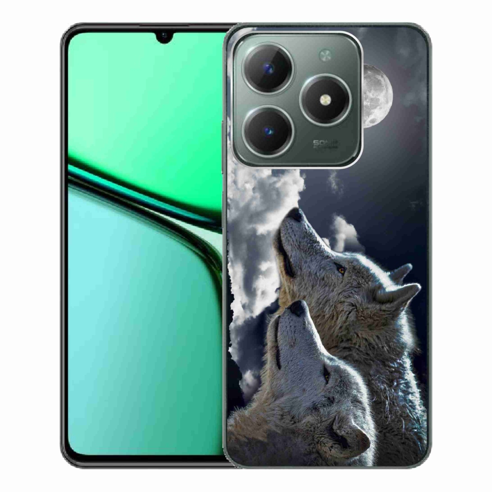 Zselés borítás mmCase a Realme C61 készülékhez - farkasok