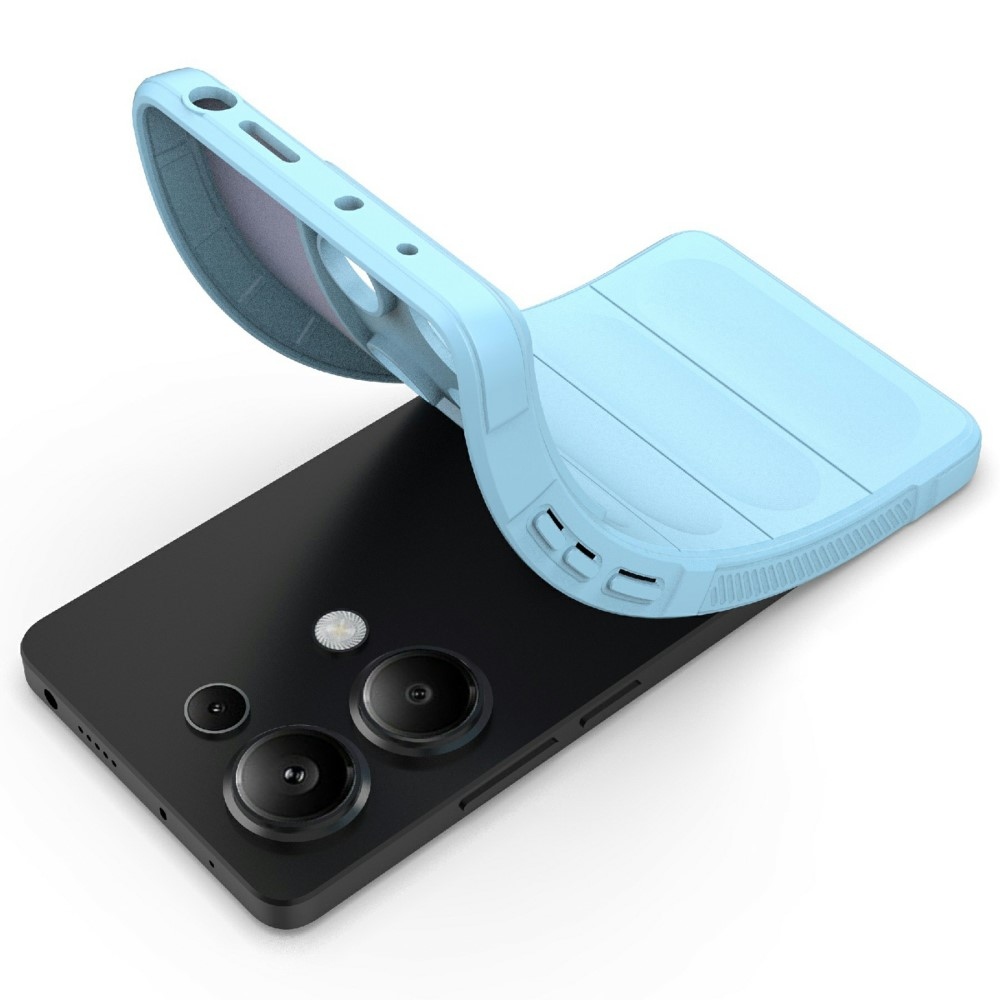 Rugg tartós zselés tok Xiaomi Redmi Note 14S-hez - világoskék színben