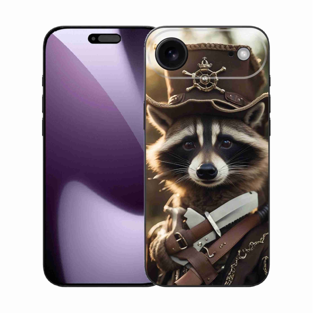 Zselés borítás mmCase iPhone 17 Air készülékhez - mosómedve egyenruhában