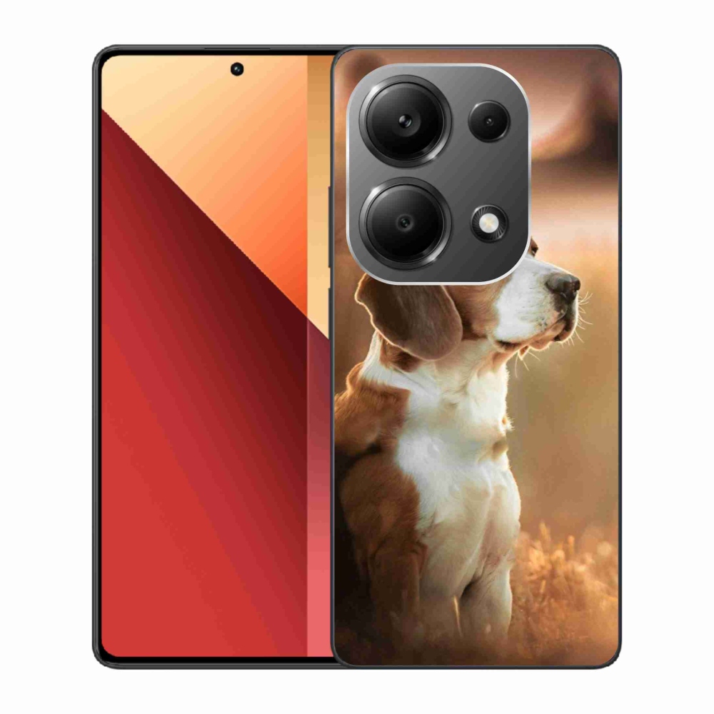 Zselés borítás mmCase a Xiaomi Redmi Note 13 Pro 4G/Poco M6 Pro készülékhez - bézs színű