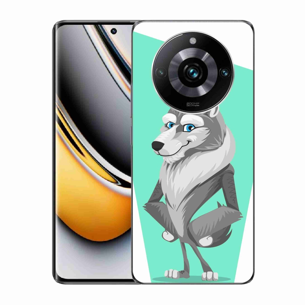 Zselés borítás mmCase a Realme 11 Pro/11 Pro+ készülékhez - rajzfilmfarkas